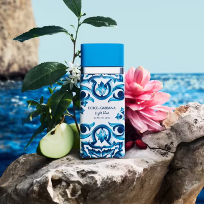 <div class="product-brand">DOLCE & GABBANA</div>Dolce & Gabbana Light Blue Capri In Love Eau de Parfum - Image 2
