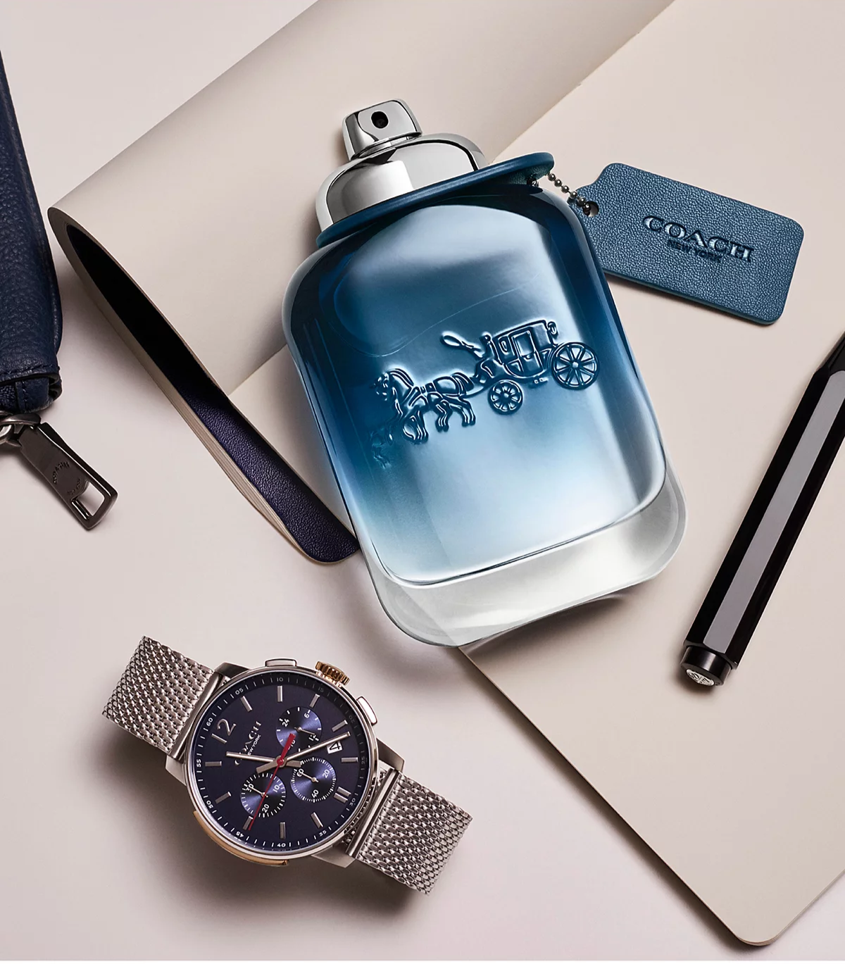 <div class="product-brand">Coach</div>Coach Man Blue Eau de Toilette - Image 3