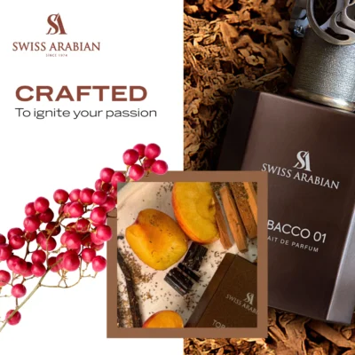 <div class="product-brand">Swiss Arabian</div>Swiss Arabian Tobacco 01 Extrait De Parfum - Image 2
