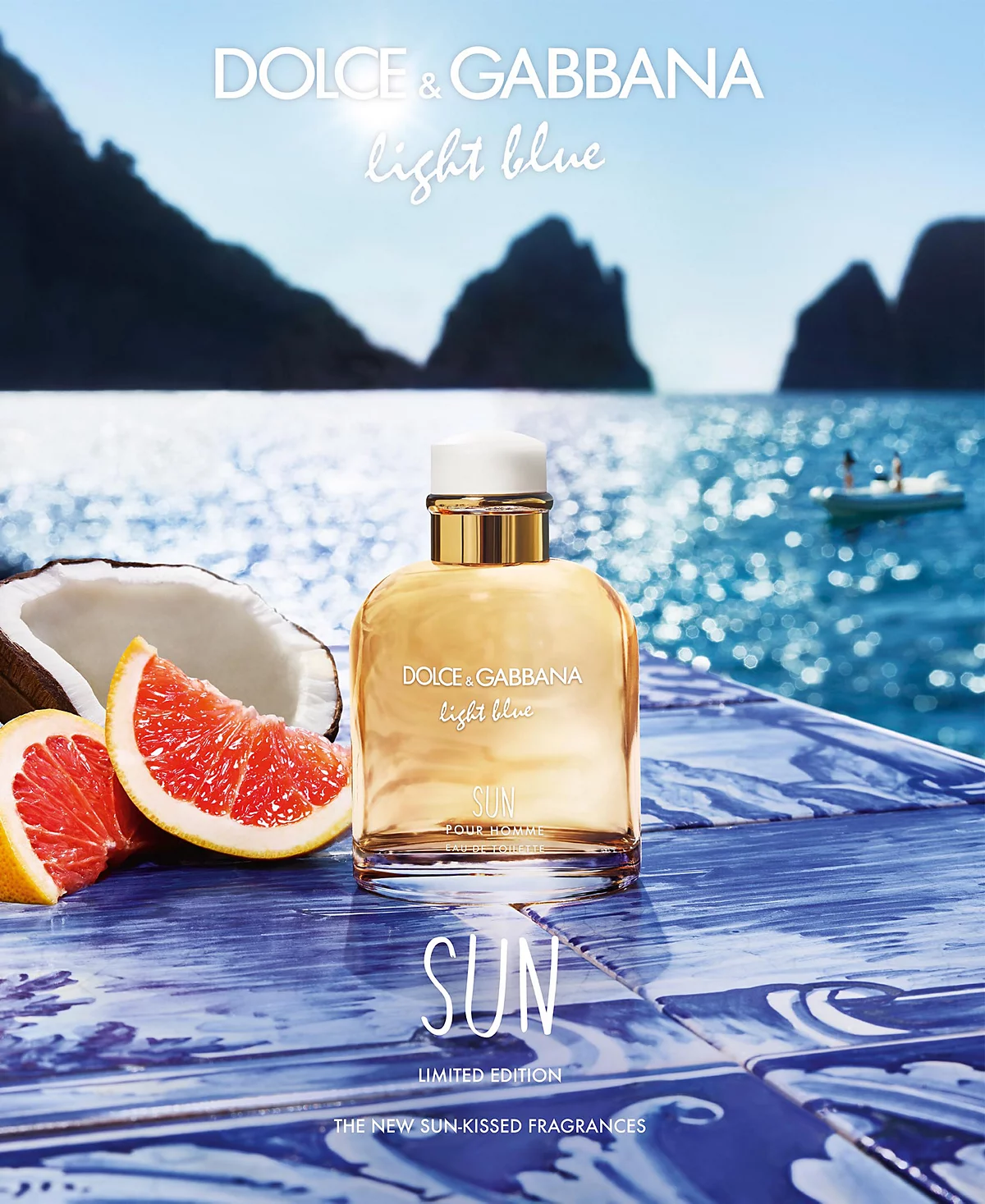<div class="product-brand">DOLCE & GABBANA</div>Dolce & Gabbana Men's Light Blue Sun Eau de Toilette - Image 2